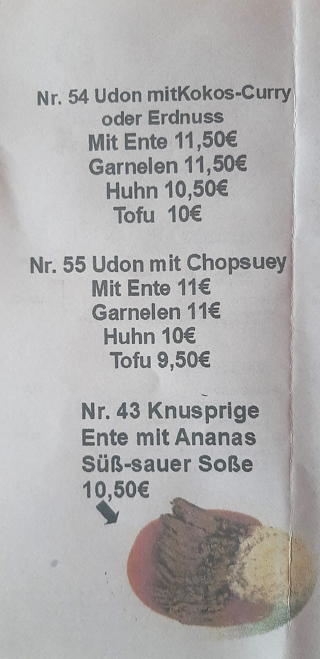 Dang Vi Speisekarte 5